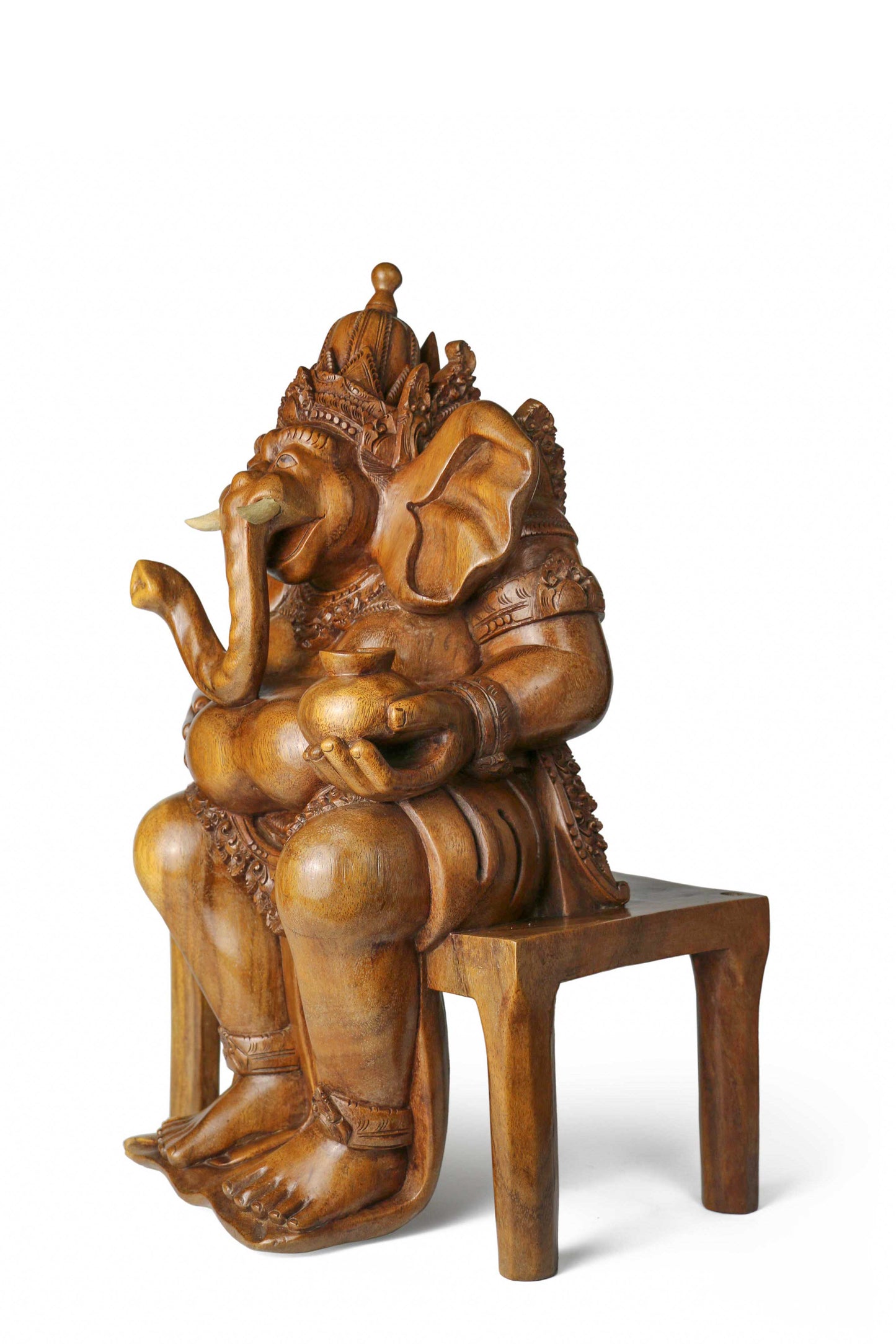 Ganesha Sitting on a Bench