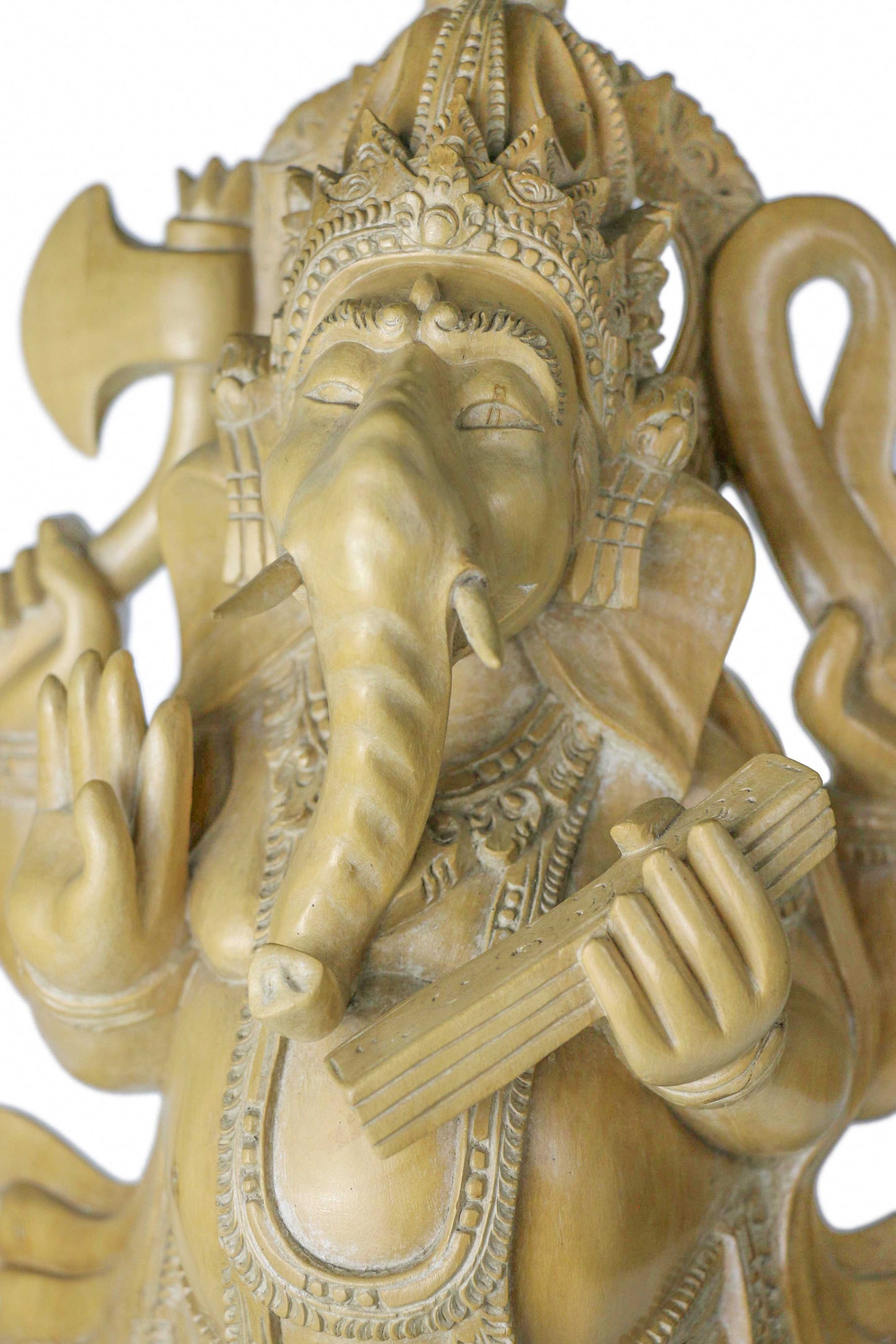 Standing Ganesha with Lotus & Mouse